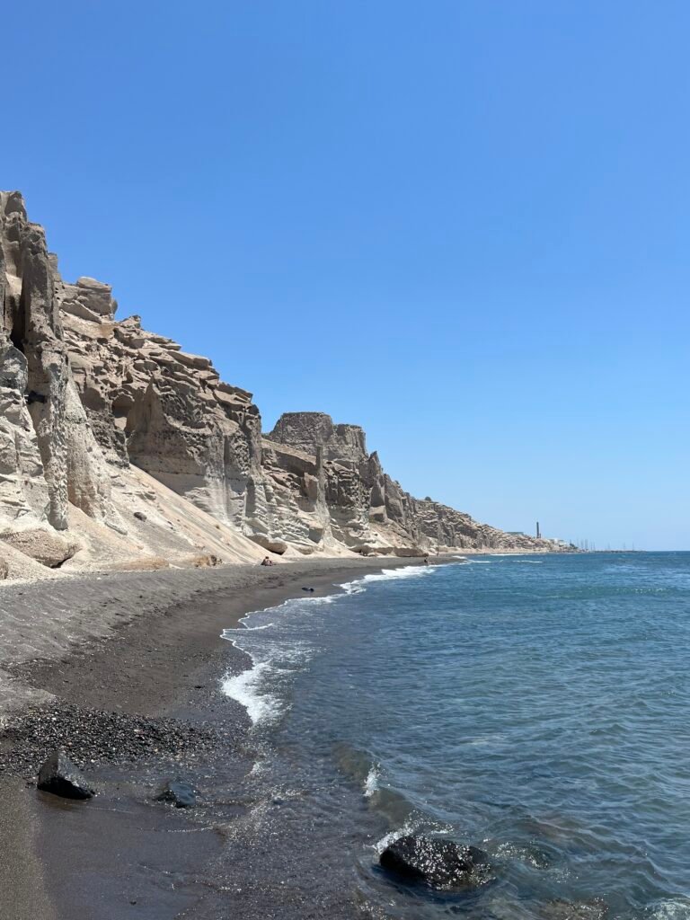 spiaggi di eros, santorini