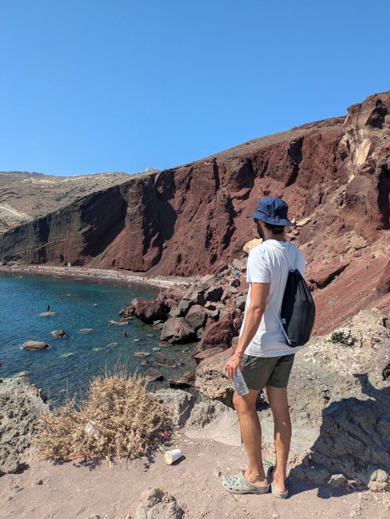 spiaggia rossa santorini