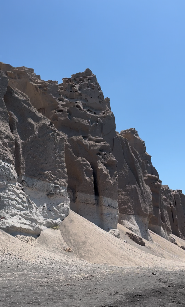 spiaggi di eros, santorini