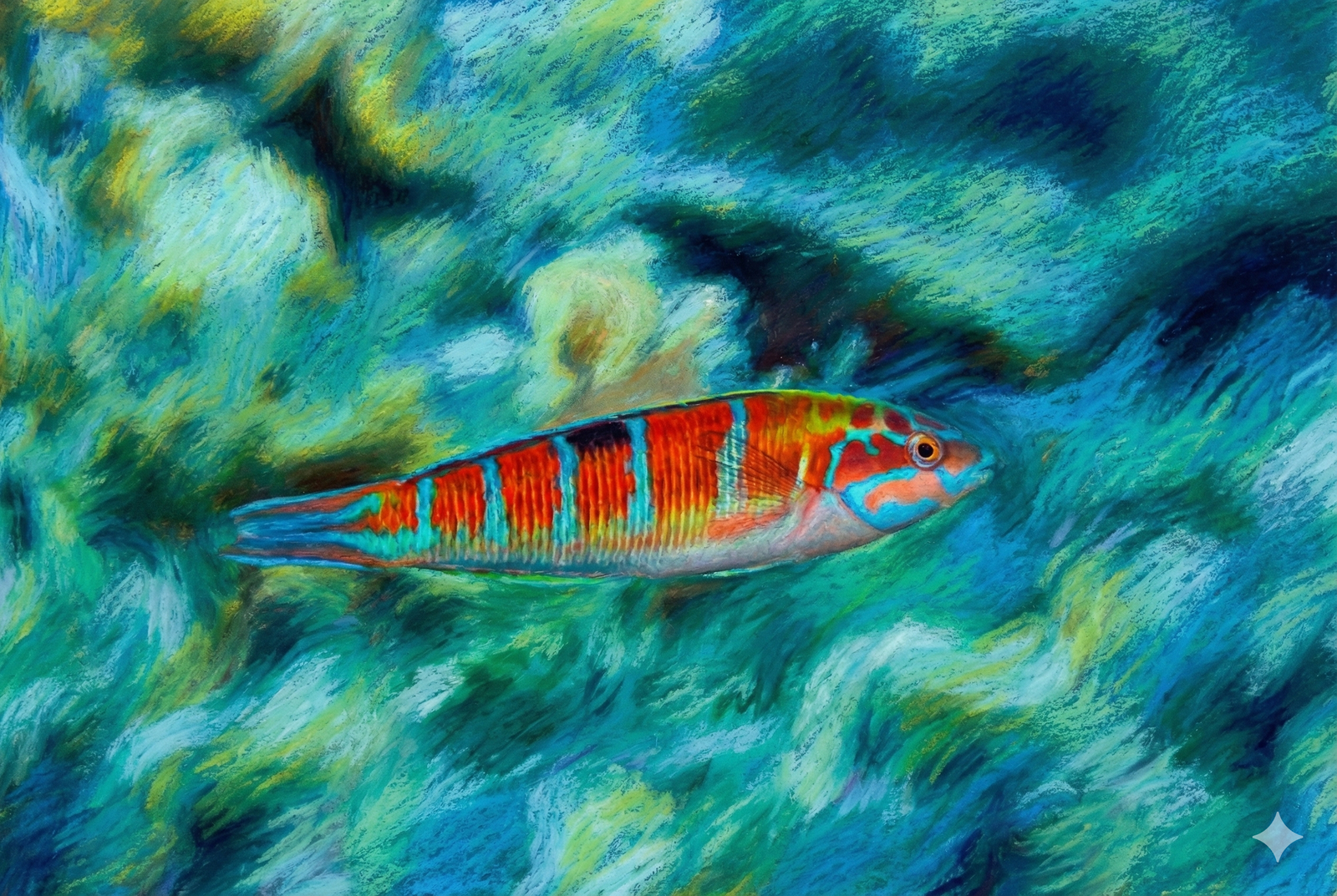 disegno di donzella pavonina, milos